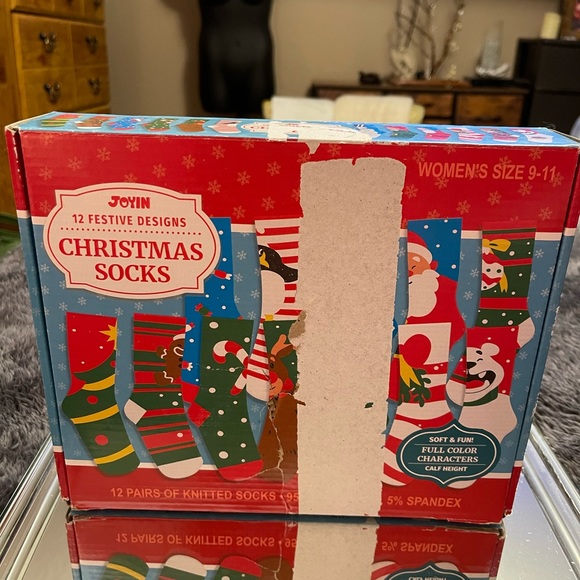 JOYIN 12 Pairs Warm Soft Cotton Christmas Socks Set for Christmas - NWT - Picture 11 of 15